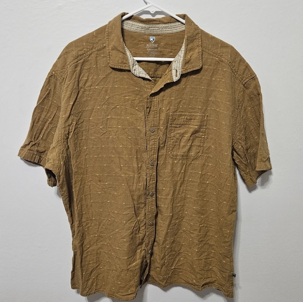 Kuhl Brown Casual Button Down Shirt
